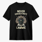 Lammie Tartan Crest 2D T-shirt - Never Underestimate Style